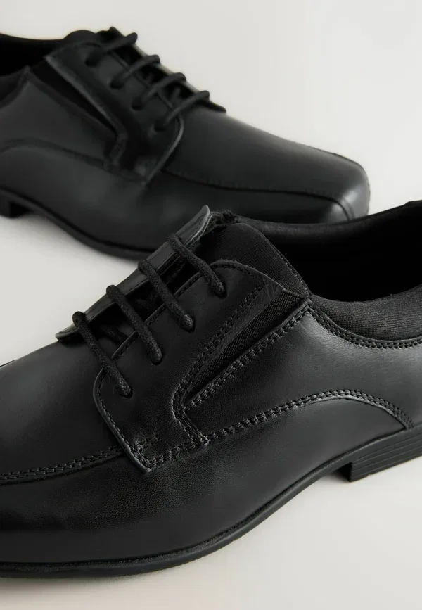 Туфли кожаные Loafer school fit Next, черный — фото 4