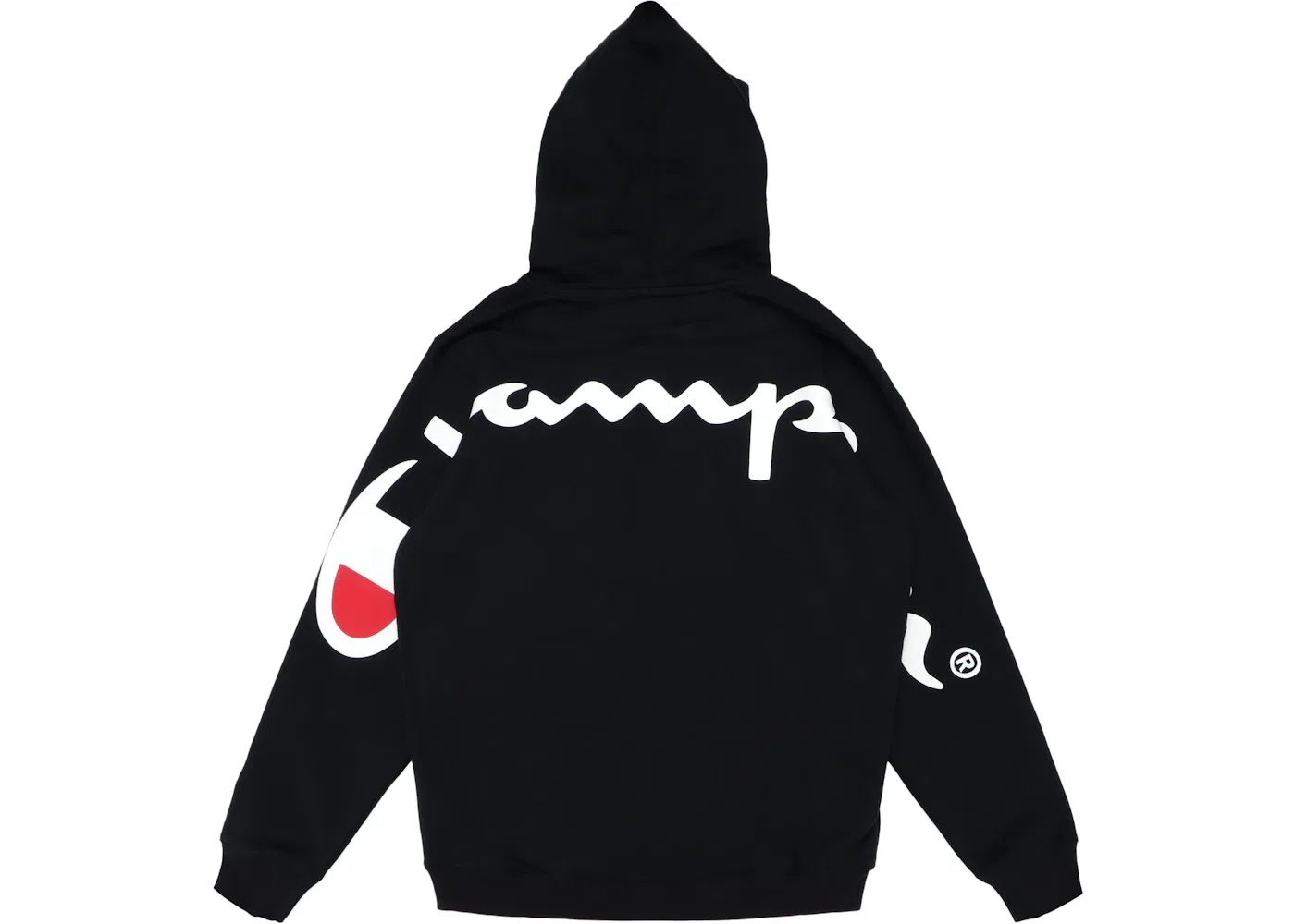 Мужская худи с принтом Supreme Champion Sweatshirt (SS18), Black — фото 2
