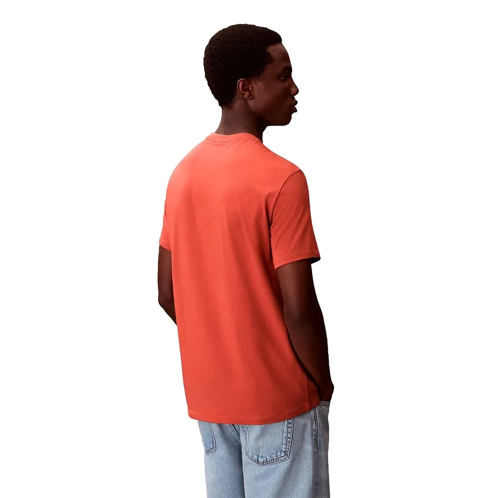 Футболка с коротким рукавом Slim Fit Liquid Touch Calvin Klein, оранжевый — фото 2