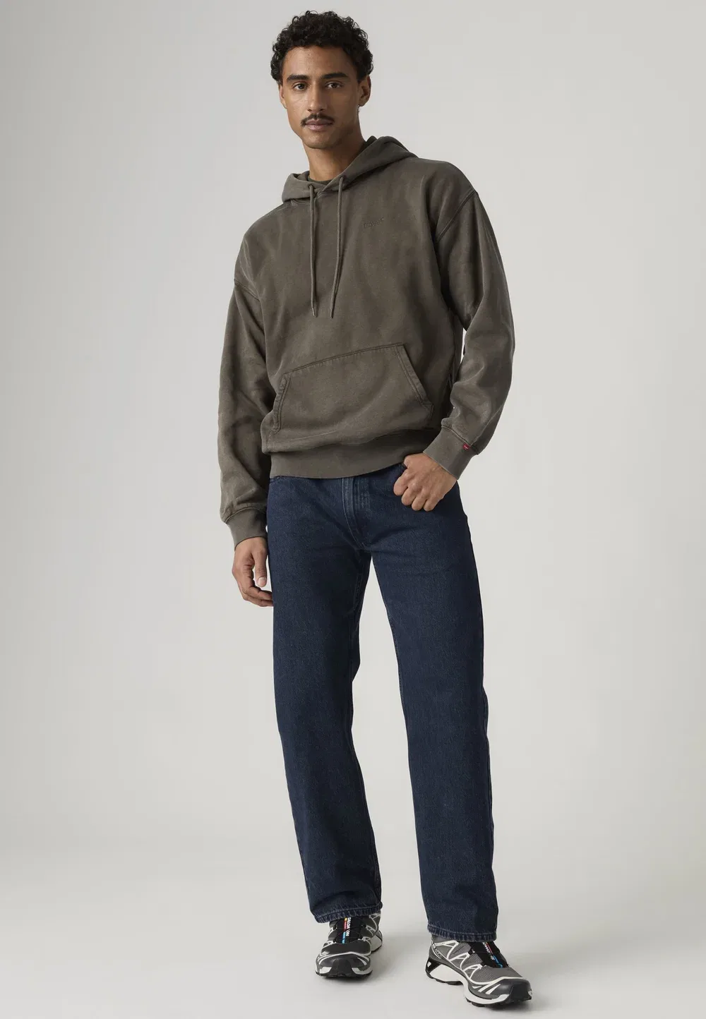 555 свободные прямые джинсы - джинсы свободного кроя Levi'S, Luna Blue — фото 2