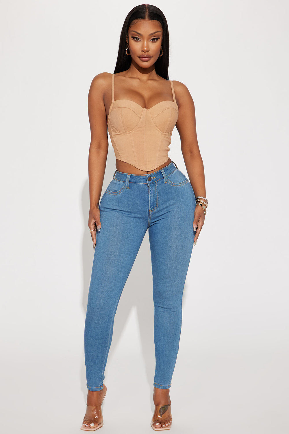 

Джинсы скинни Fashion Nova P633, синий