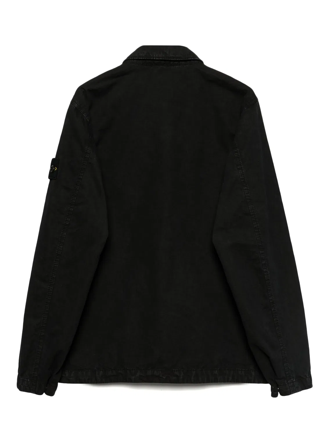 Застегнутая рубашка-куртка Stone Island, черный — фото 3