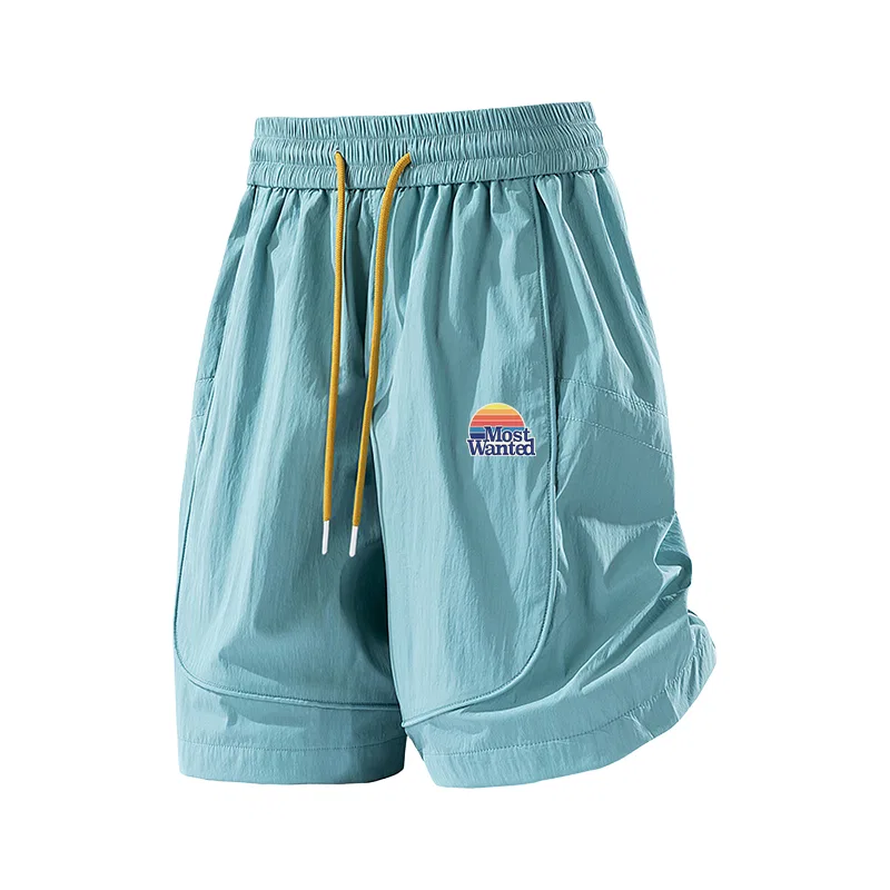 Детские шорты повседневные Mustard Blue Gray MostwantedLab, Mustard Blue Gray