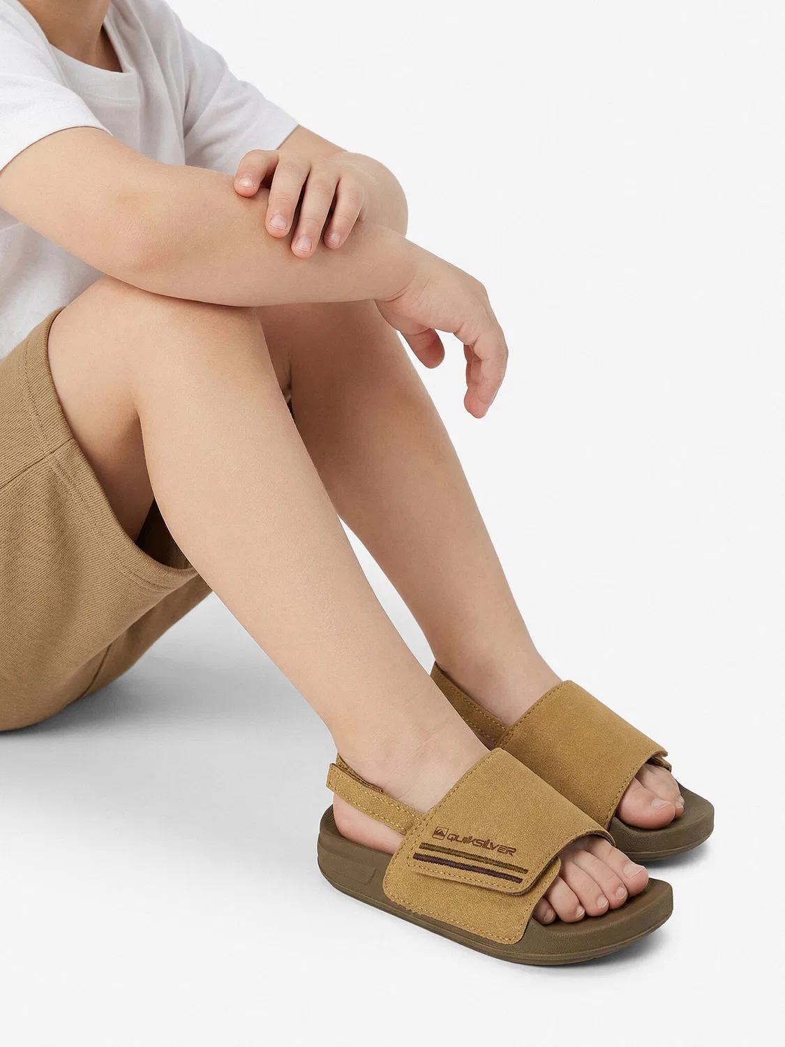Сандалии для мальчика SUEDE Quiksilver, бежевый