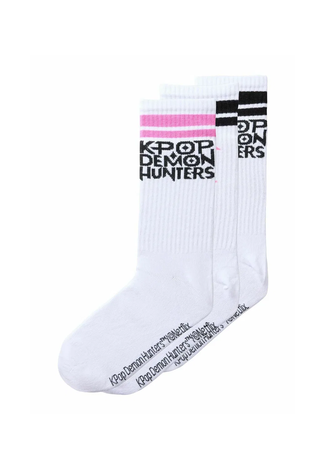 Носки K-pop Demon Hunters Pack 3 - носки Name It, Bright White