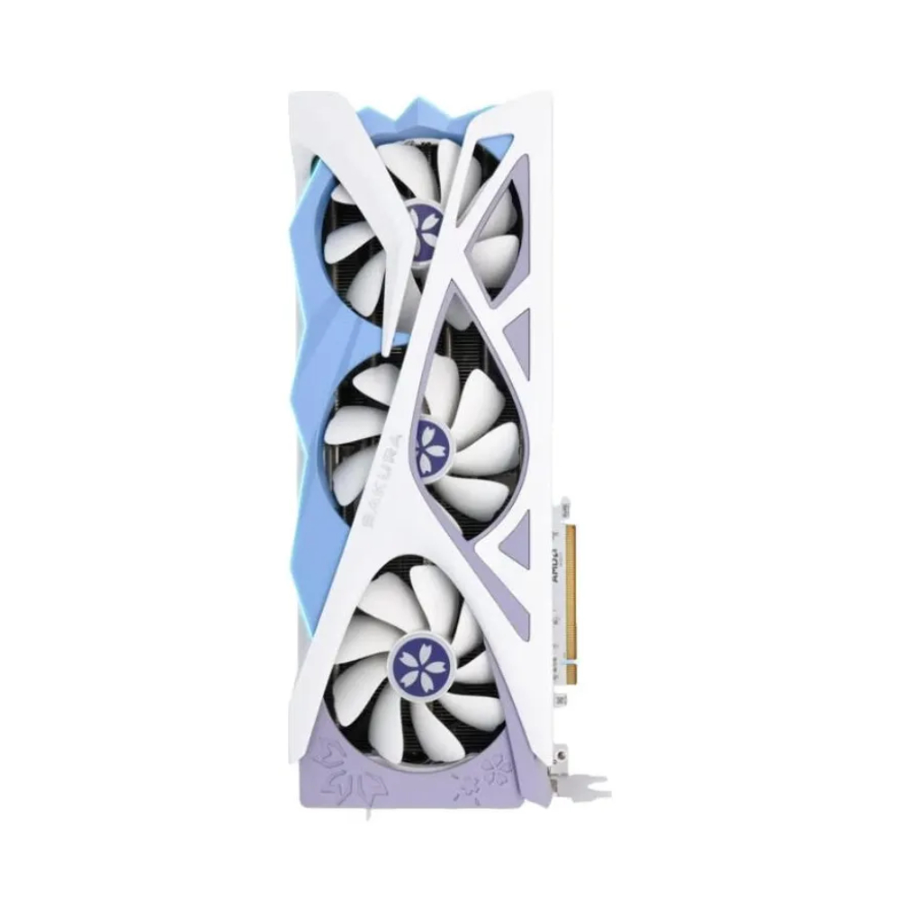 

Видеокарта Yeston Radeon RX 9070 GRE Sakura, 12 ГБ, фиолетовый