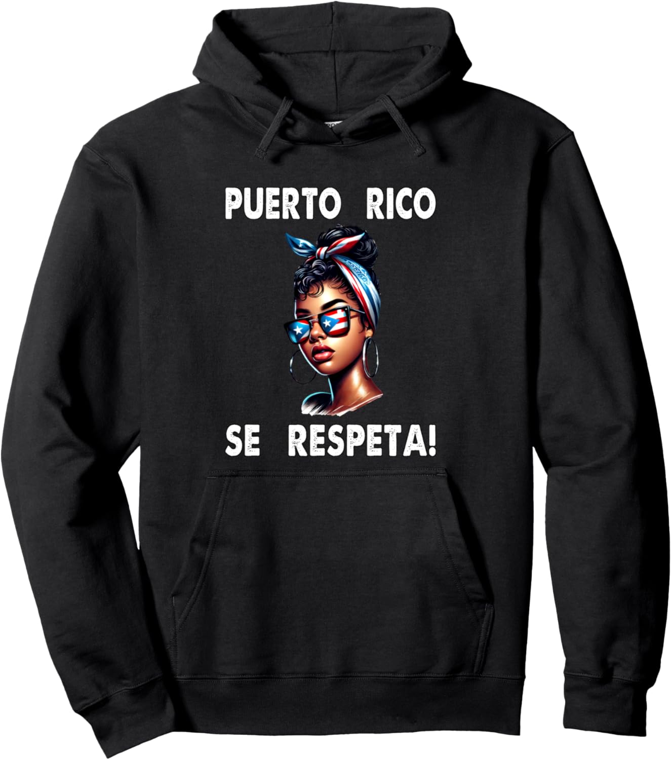 

Толстовка Puerto Rico Se Respeta PR с флагом Boricua Vibe, толстовка с капюшоном Puerto Rico Se Respeta Collection, More Here, черный