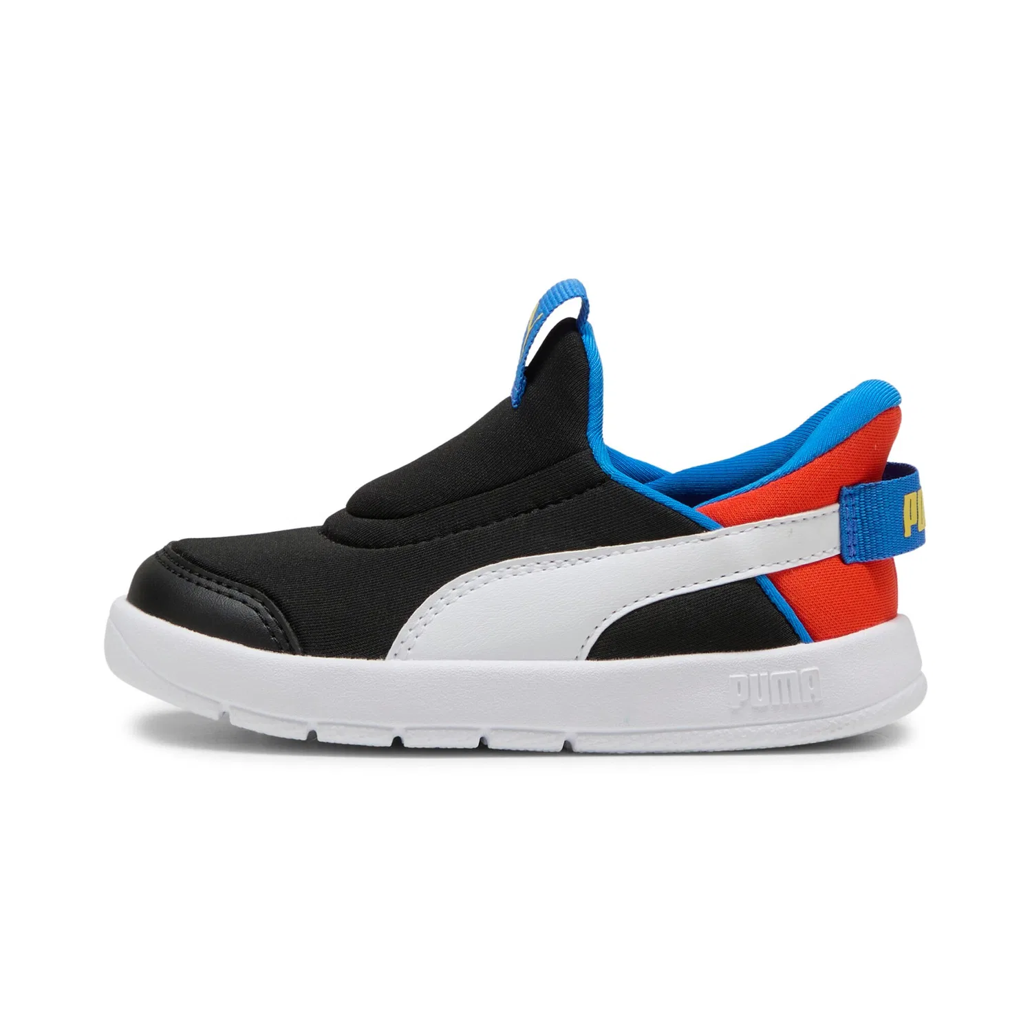 Детские кроссовки с технологией Ease In PUMA, Black/White/Red — фото 2