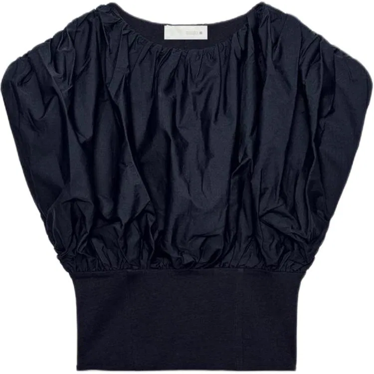 Женская футболка с круглым вырезом Sea Blue ZARA, Sea Blue