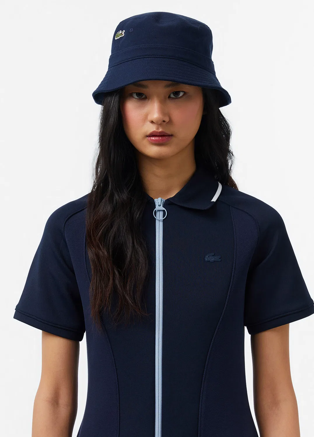 Платье Lacoste Classic Fit, темно-синий — фото 2