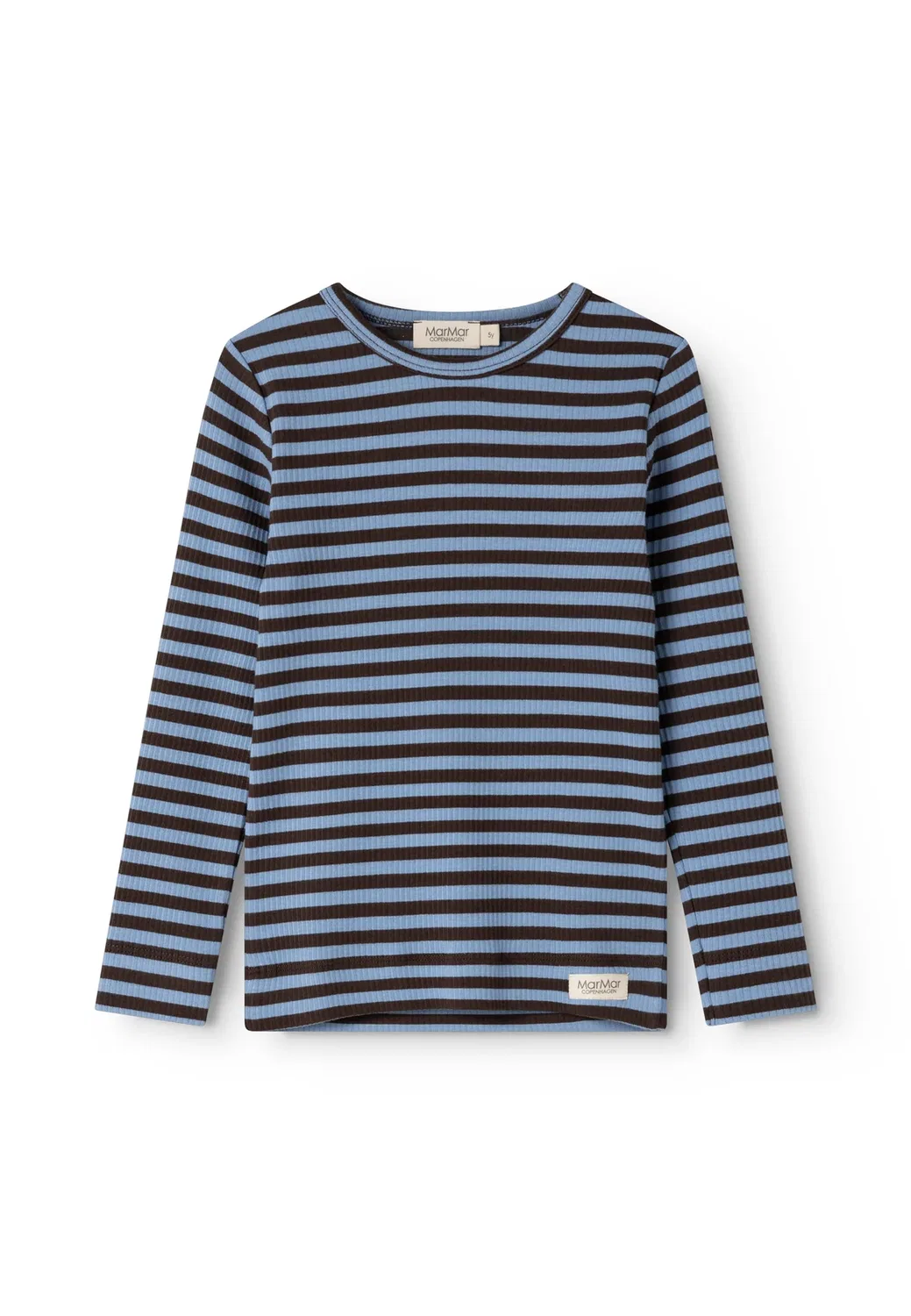 Однотонная футболка унисекс с длинными рукавами Marmar Copenhagen, Blue Heaven — фото 2