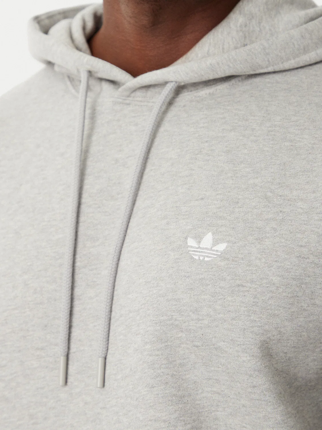 Мужская толстовка стандартного кроя Trefoil Essentials Adidas, серый — фото 4