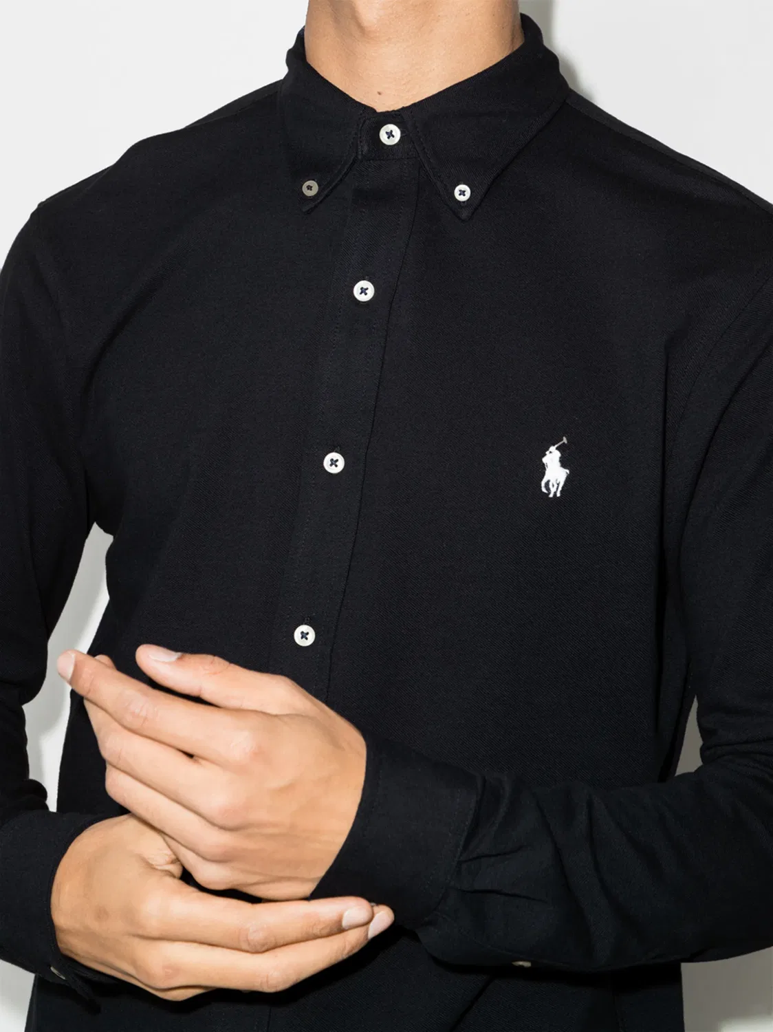 Polo Ralph Lauren Рубашка-поло с вышивкой пони, синий — фото 4