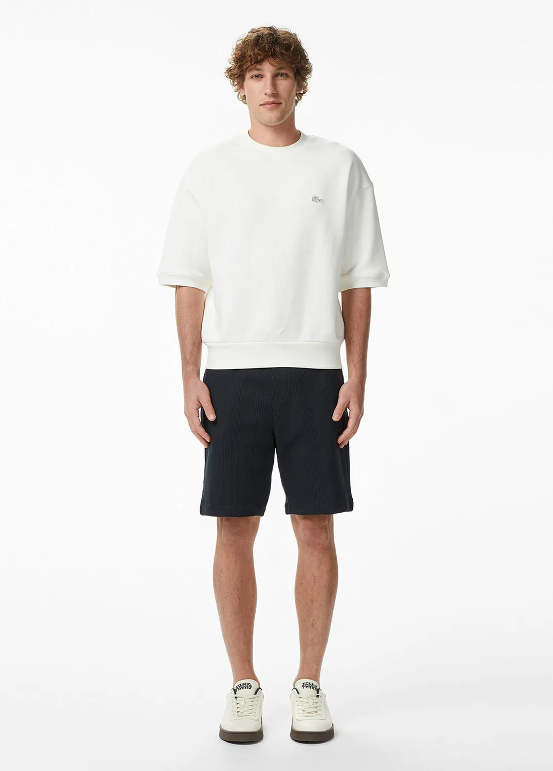 Шорты бермуды Relaxed Fit Lacoste, grey