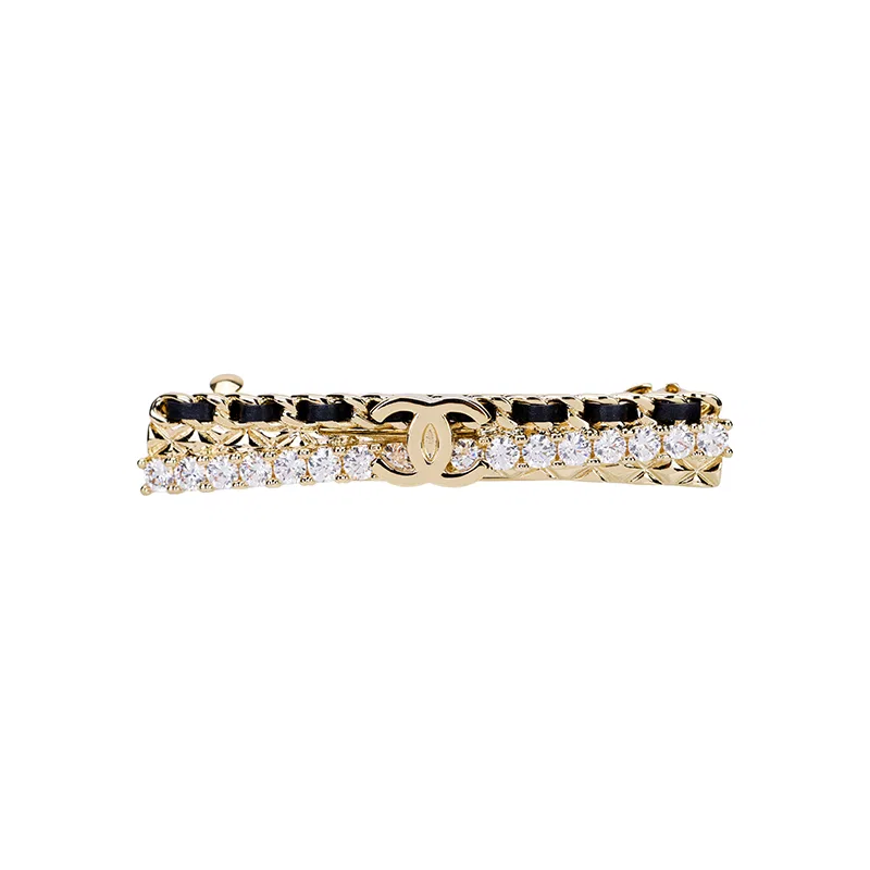 Заколка для волос металлическая CHANEL, Gold