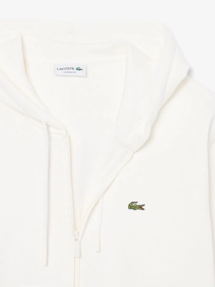 Толстовка LACOSTE белого цвета — фото 2