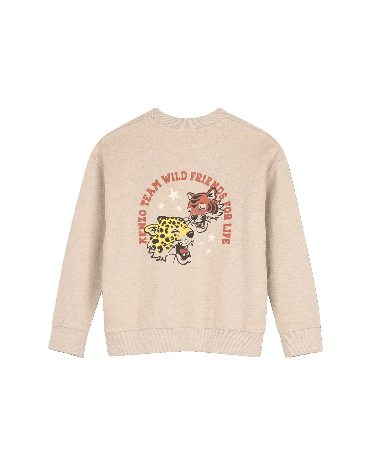 Детская худи для девочек с принтом Kenzo Kids, Gris Claro — фото 3