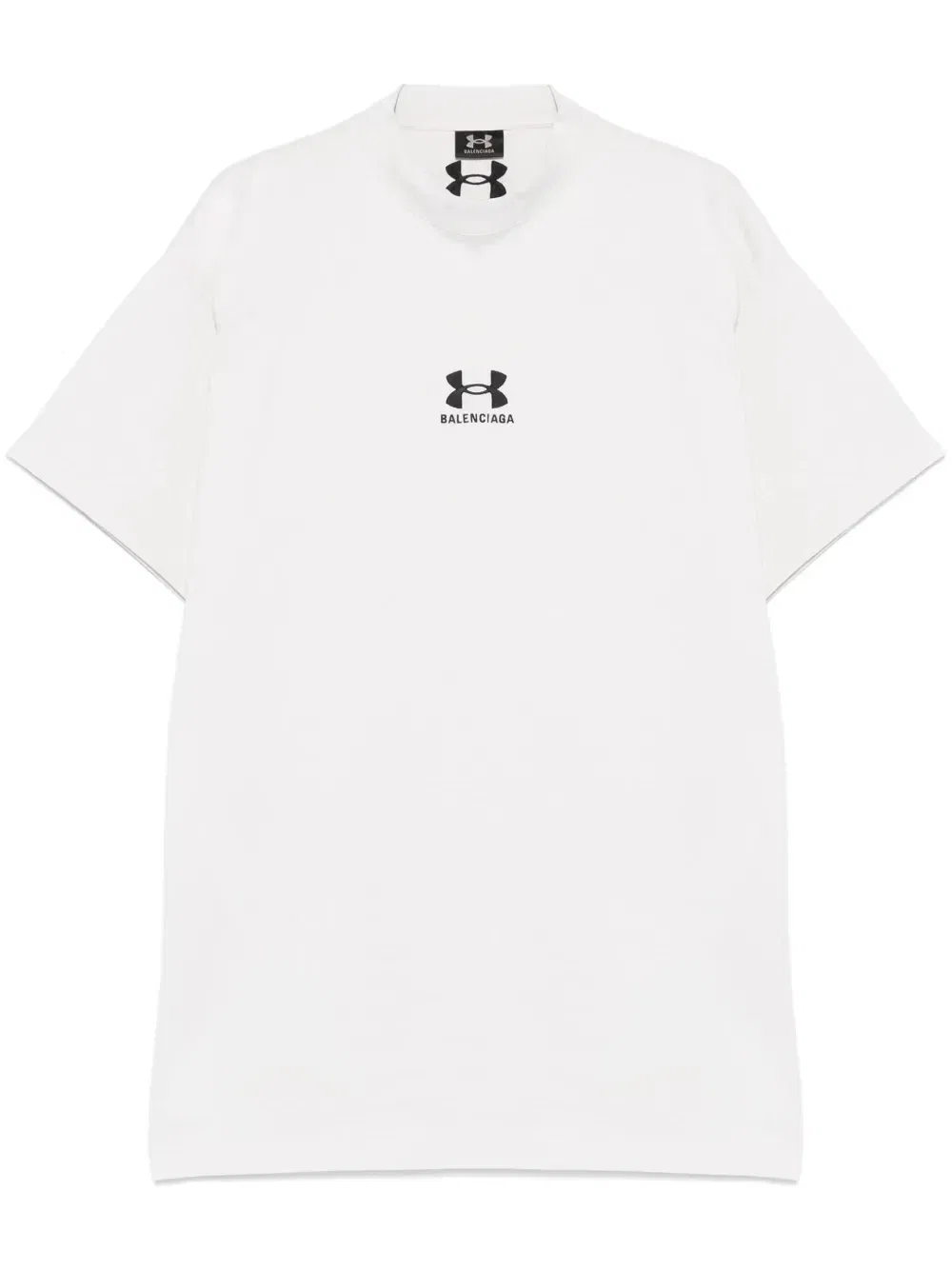 Футболка с логотипом из коллаборации с Under Armor BALENCIAGA, серый
