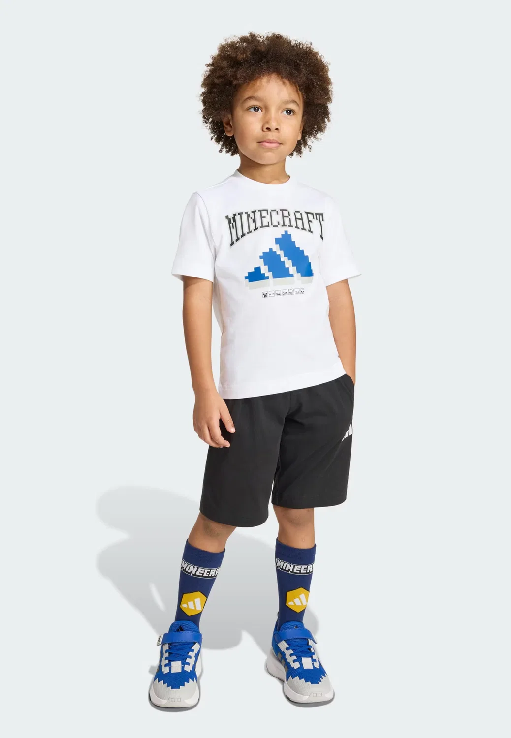 Спортивный костюм Adidas Sportswear Adidas x Minecraft белого цвета — фото 2