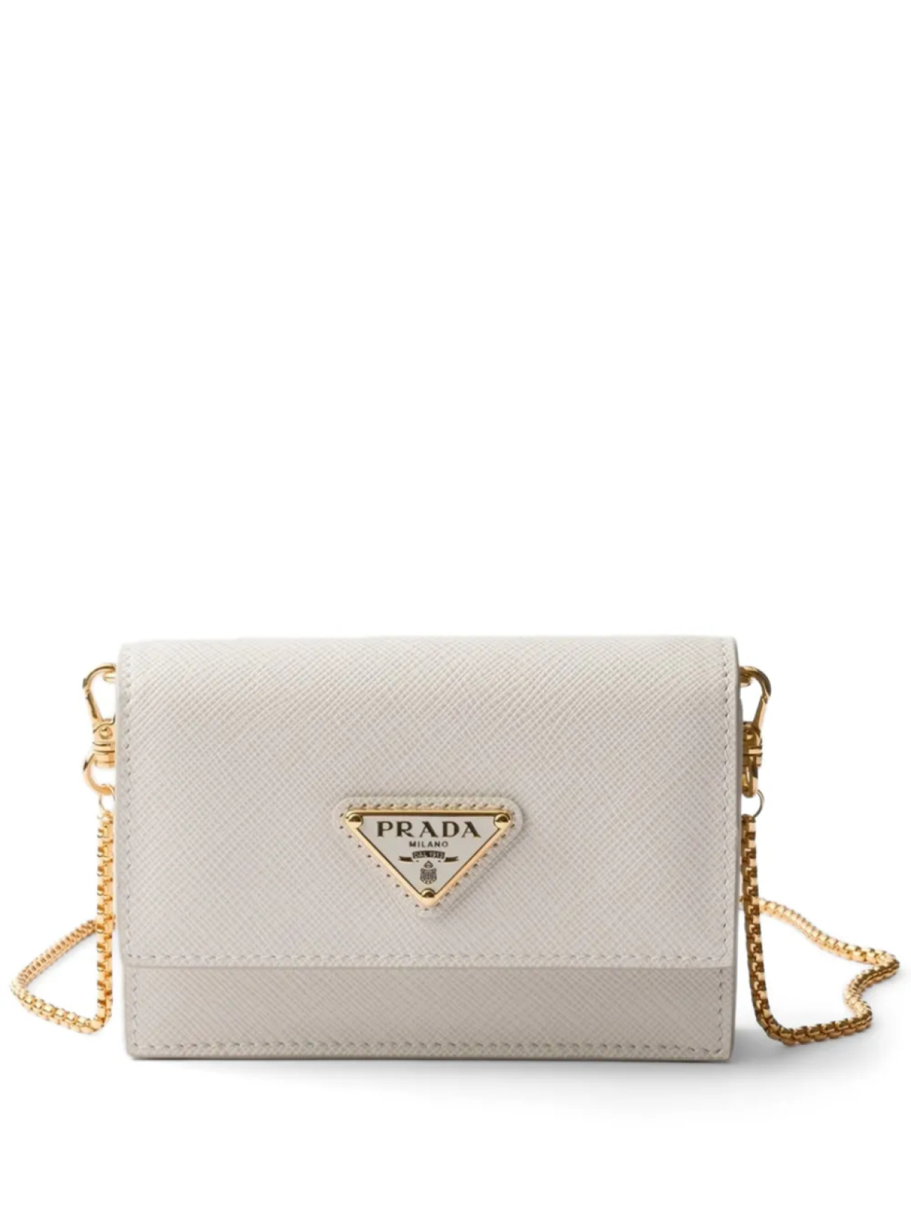 

Prada кошелек из сафьяновой кожи, белый