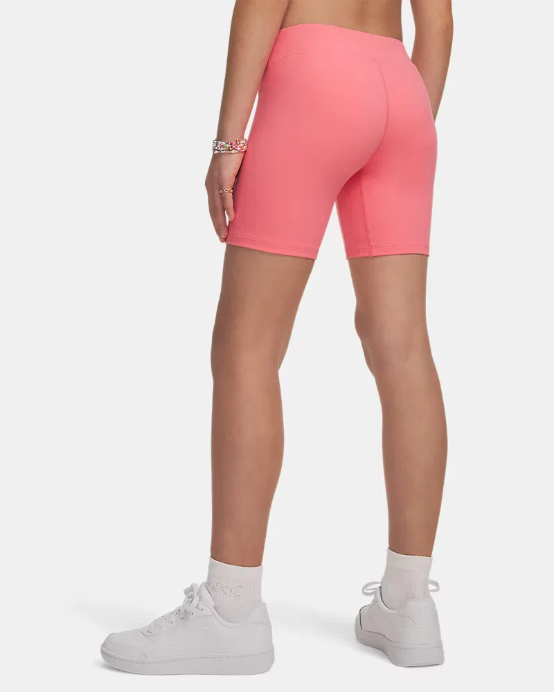 Велошорты детские с внутренним швом 16,5 см, влагоотводящие, UA Motion UnderArmour, Bittersweet Pink/Posh Pink — фото 2