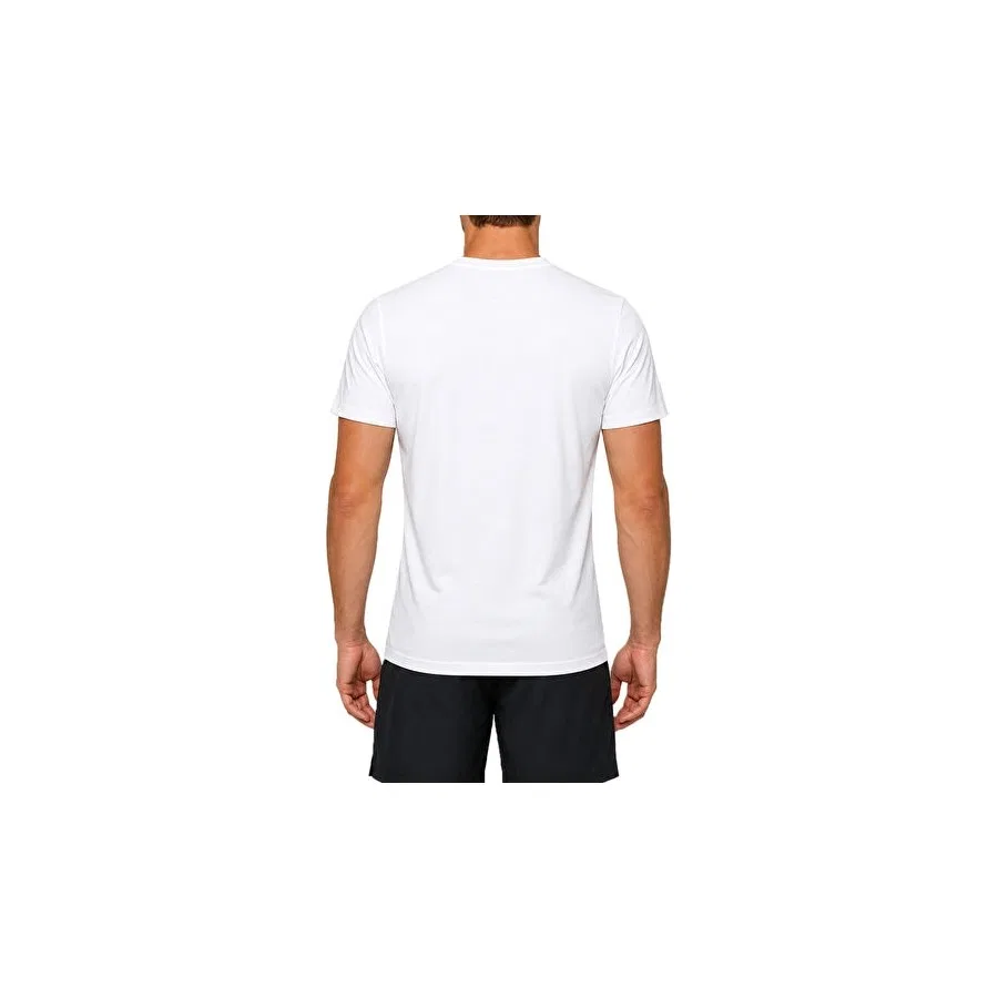Футболка с коротким рукавом Custom Cotton Logo Tee M adidas, Белый — фото 2