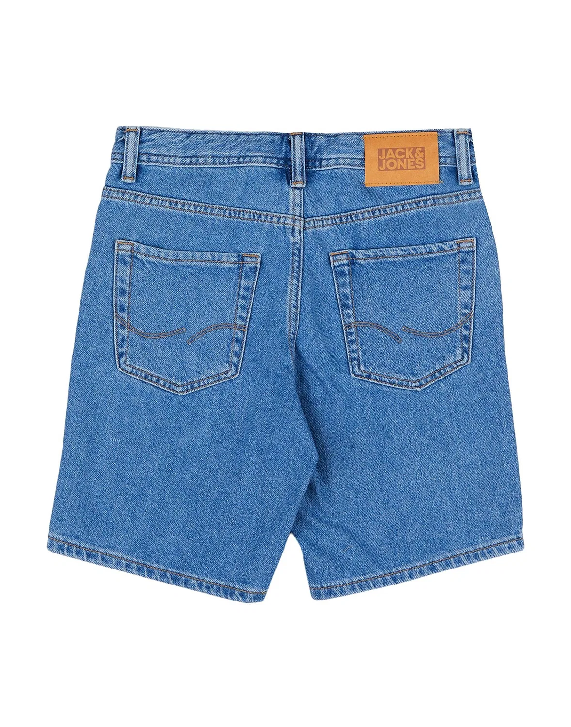 Детские джинсовые шорты для мальчиков с принтом Jack & Jones, синий — фото 2