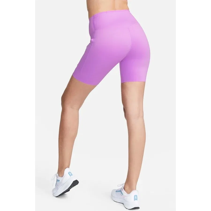 Женские тренировочные леггинсы Nike Dri Fit Go Mr 8 In, Сиреневый