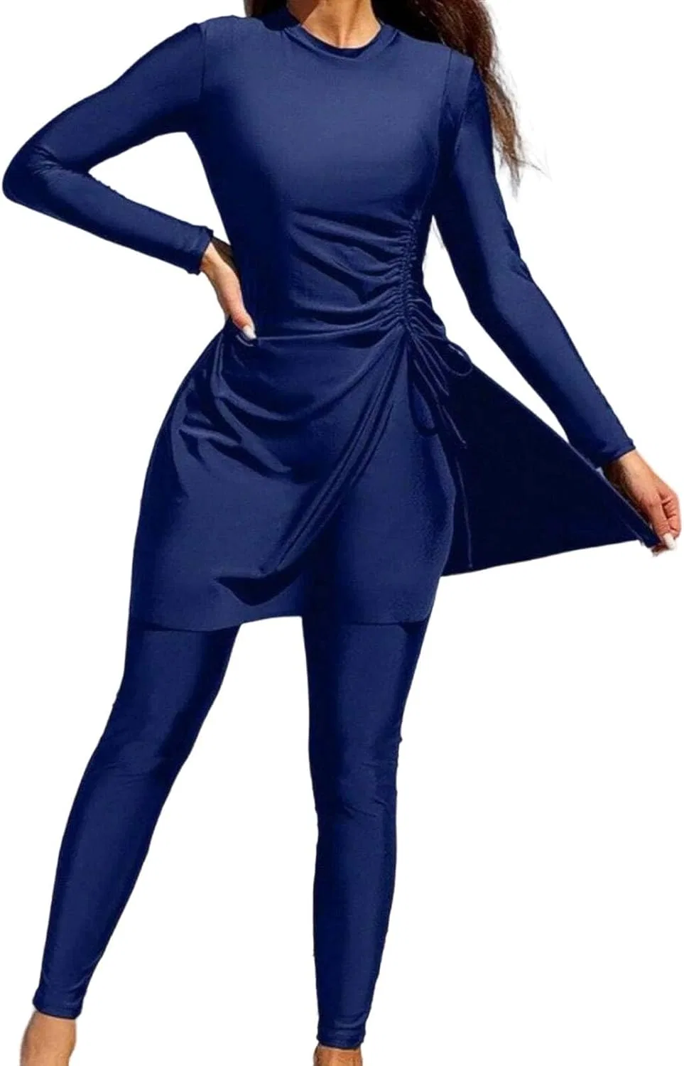 Женский купальный костюм с контролем живота Athletic Swimsuit, Navy
