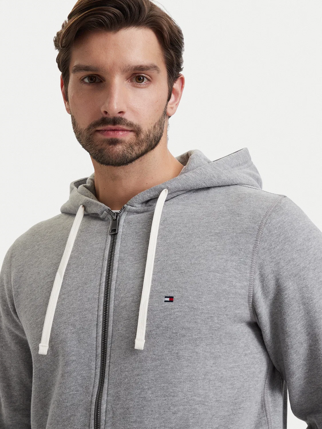 Мужская толстовка стандартного кроя Essential Tommy Hilfiger, серый — фото 4