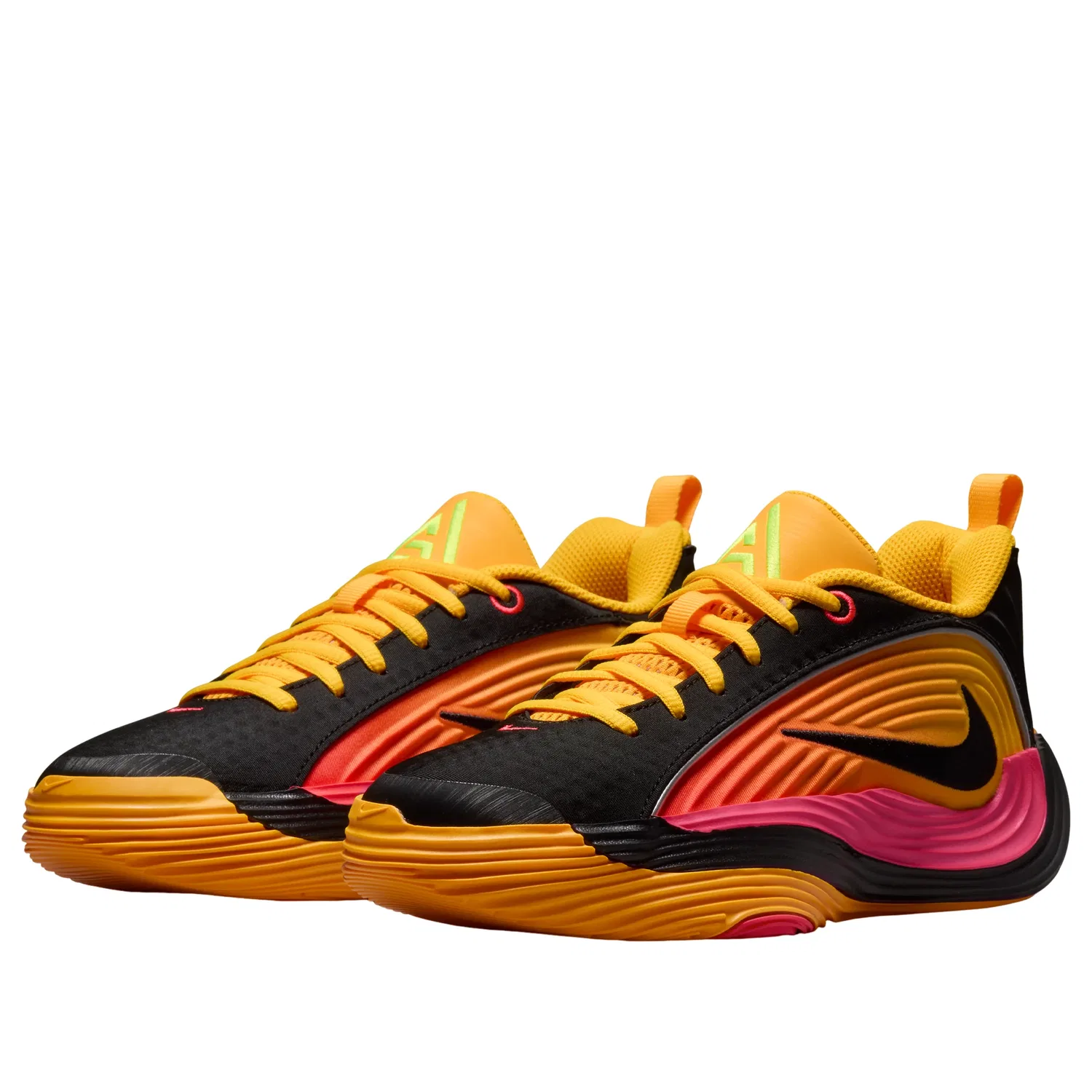 Детские кроссовки с текстильным верхом Giannis Immortality 5 'Laser Crimson Laser Orange' Nike, Laser Crimson/Laser Orange — фото 4