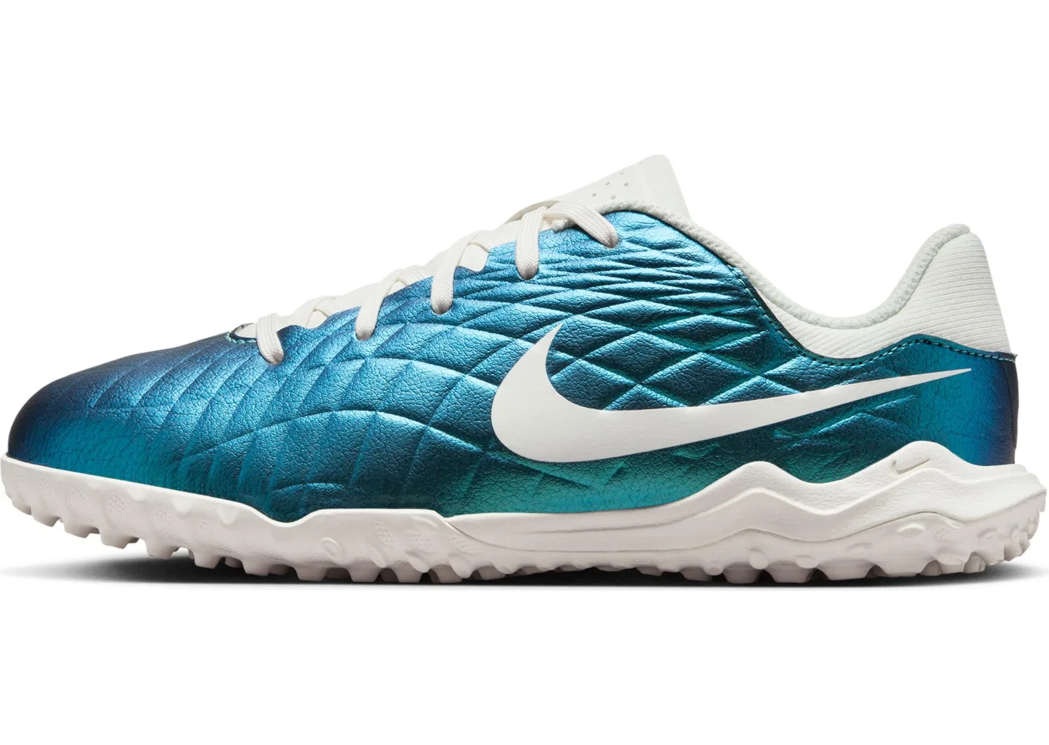 Детские футбольные бутсы для мальчиков с низким верхом Jr Legend 10 Academy Tf NIKE, Dk Atomic Teal Sail