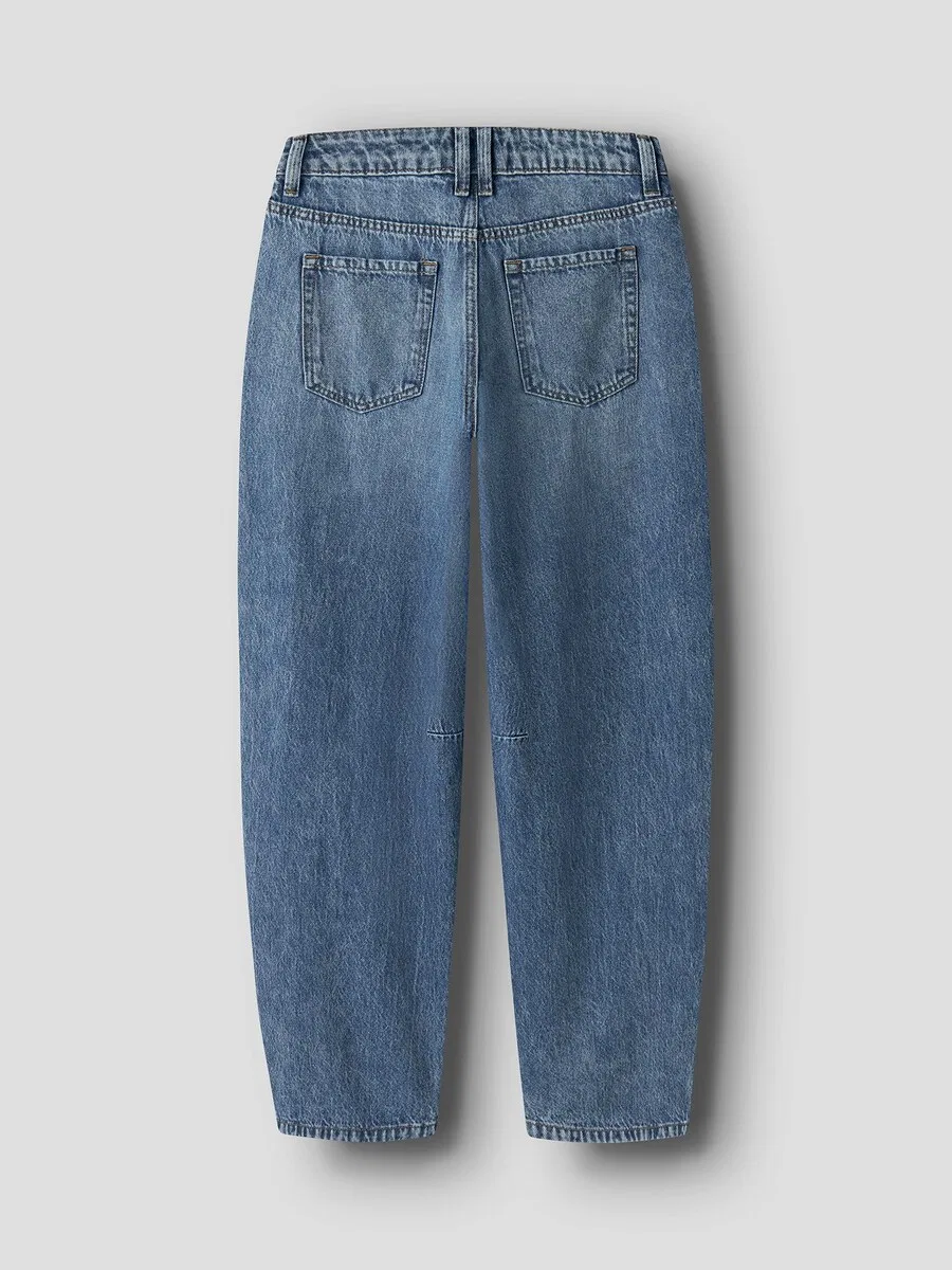 Джинсы NAME IT Barrel Jeans 'NKFBella' синего цвета — фото 3