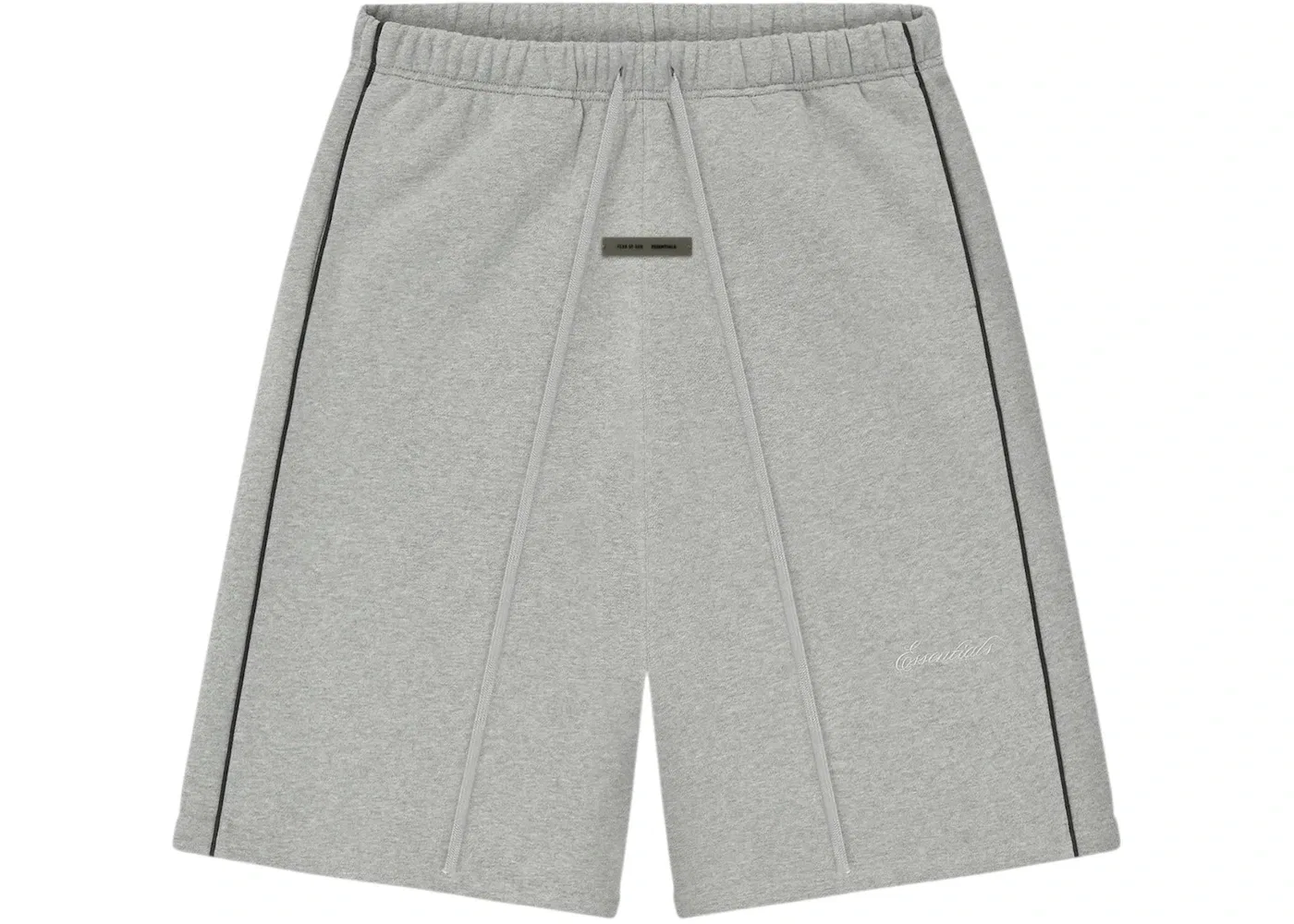 Мужские шорты с принтом Sweatshort Fear of God, Concrete Heather/Black