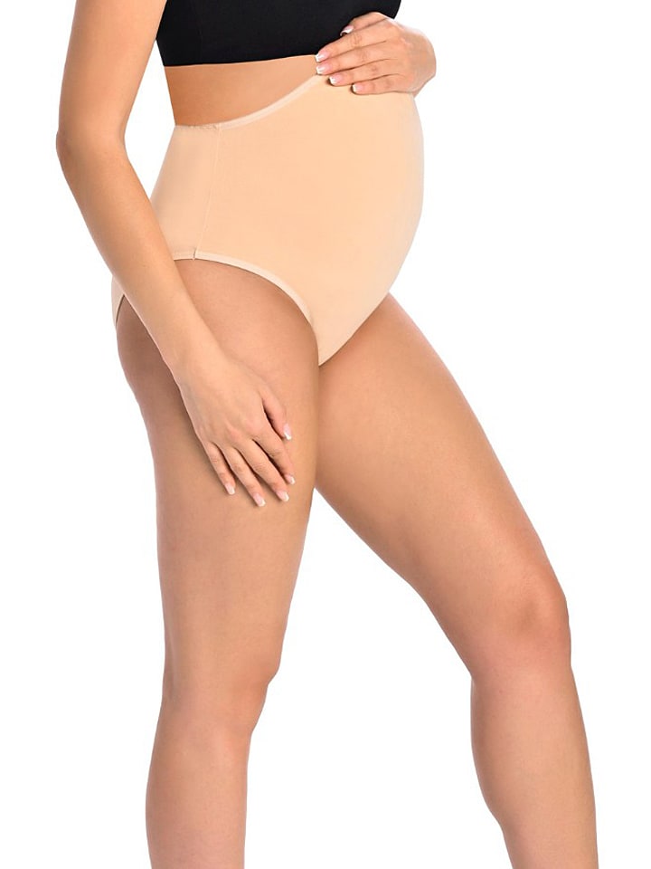 

Teyli Трусики для беременных бежевого цвета