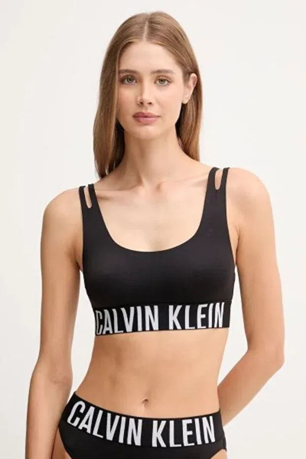 Женское спортивный бра без рукавов Calvin Klein, Black
