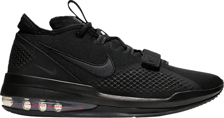 

Кроссовки Nike Air Force Max Low 'Black', черный