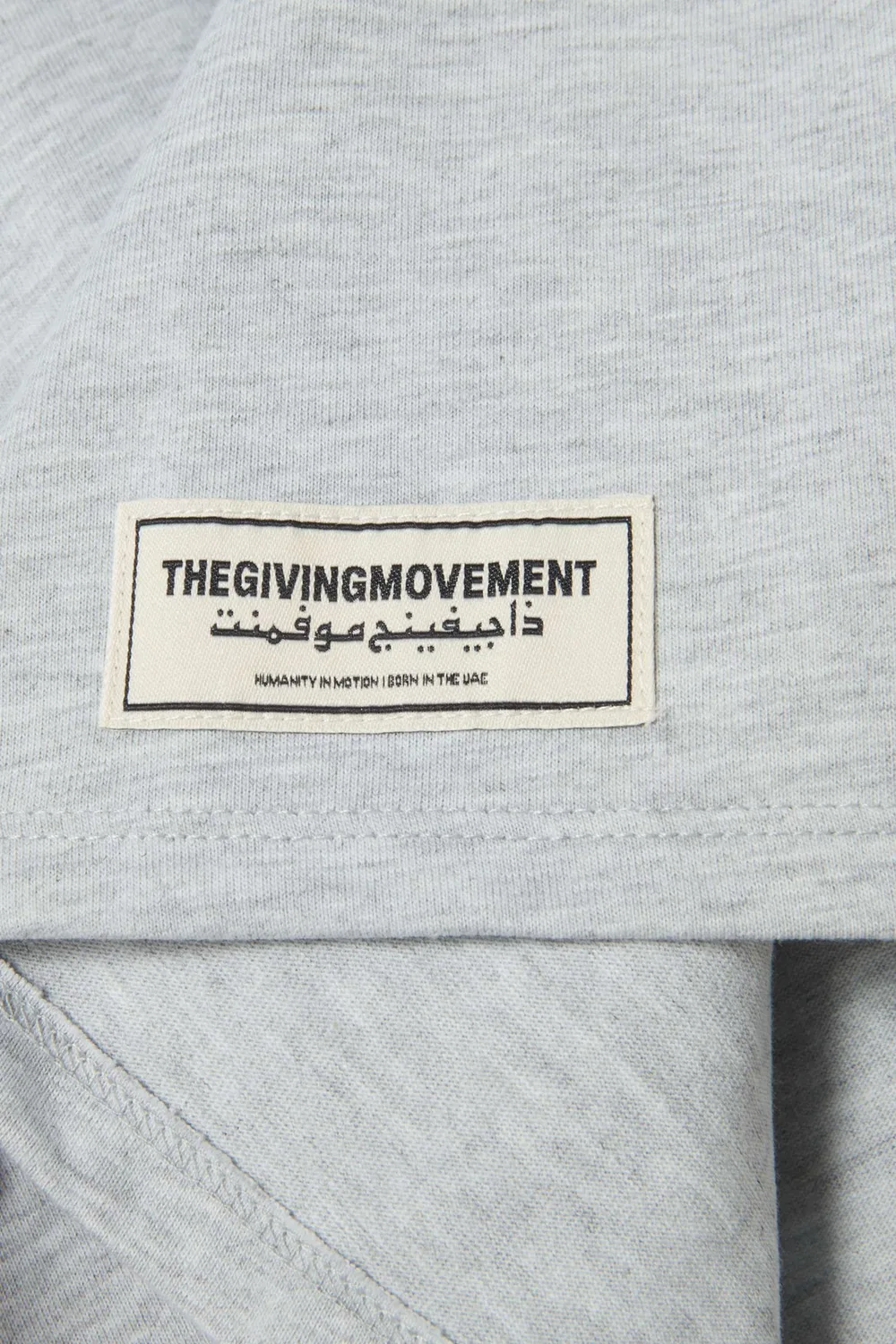 Футболка оверсайз из органического хлопка The Giving Movement, серый — фото 3