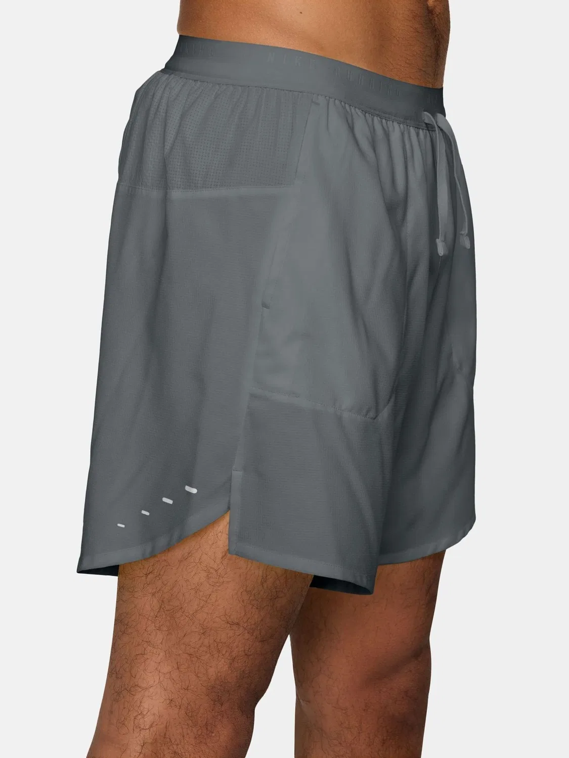 Шорты беговые Nike Stride Dri-FIT, дымчато-серый — фото 3