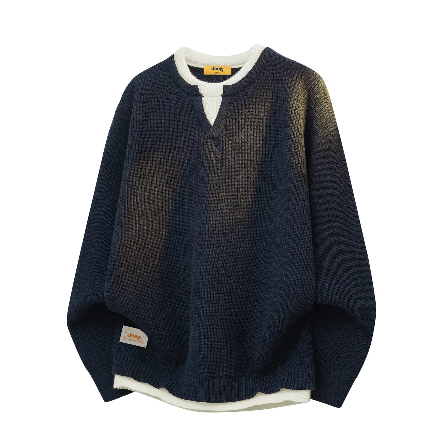 Детский свитер с круглым вырезом Jeep, Navy Blue