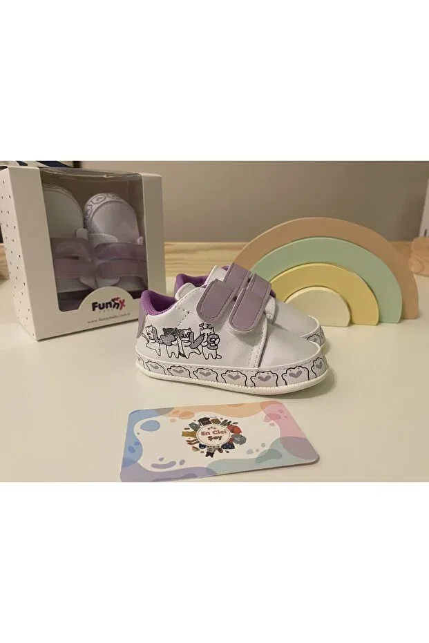 Детские ботиночки для девочек гибкие Funny Baby, Lilac