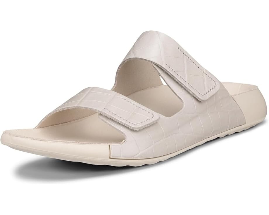 

Сандалии ECCO Cozmo Two Band Luxery Slide, цвет Limestone/Limestone