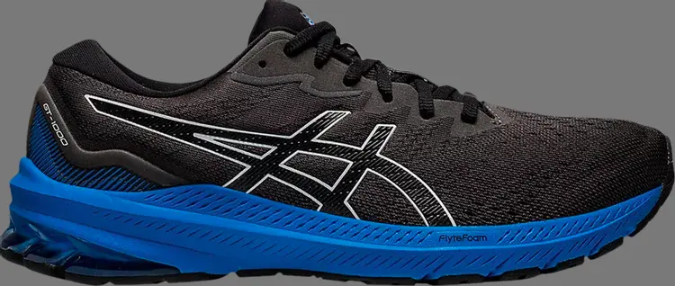 

Кроссовки gt 1000 11 'black electric blue' Asics, черный