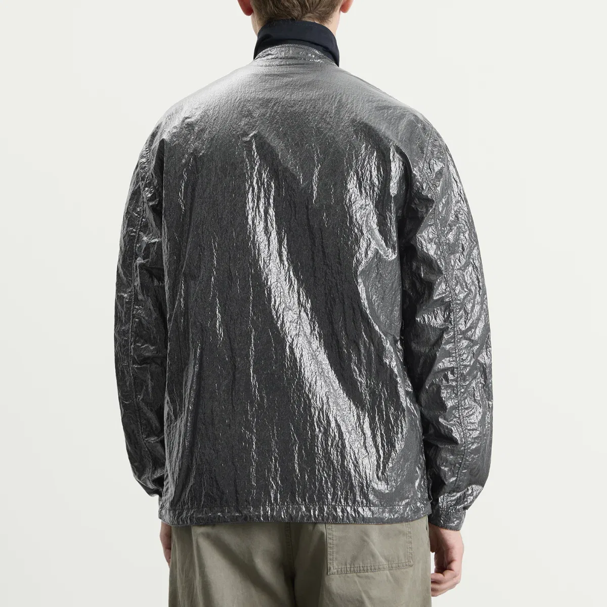 Куртка из глянцевого нейлона Nylon Lucido Stone Island, Dark Green — фото 3
