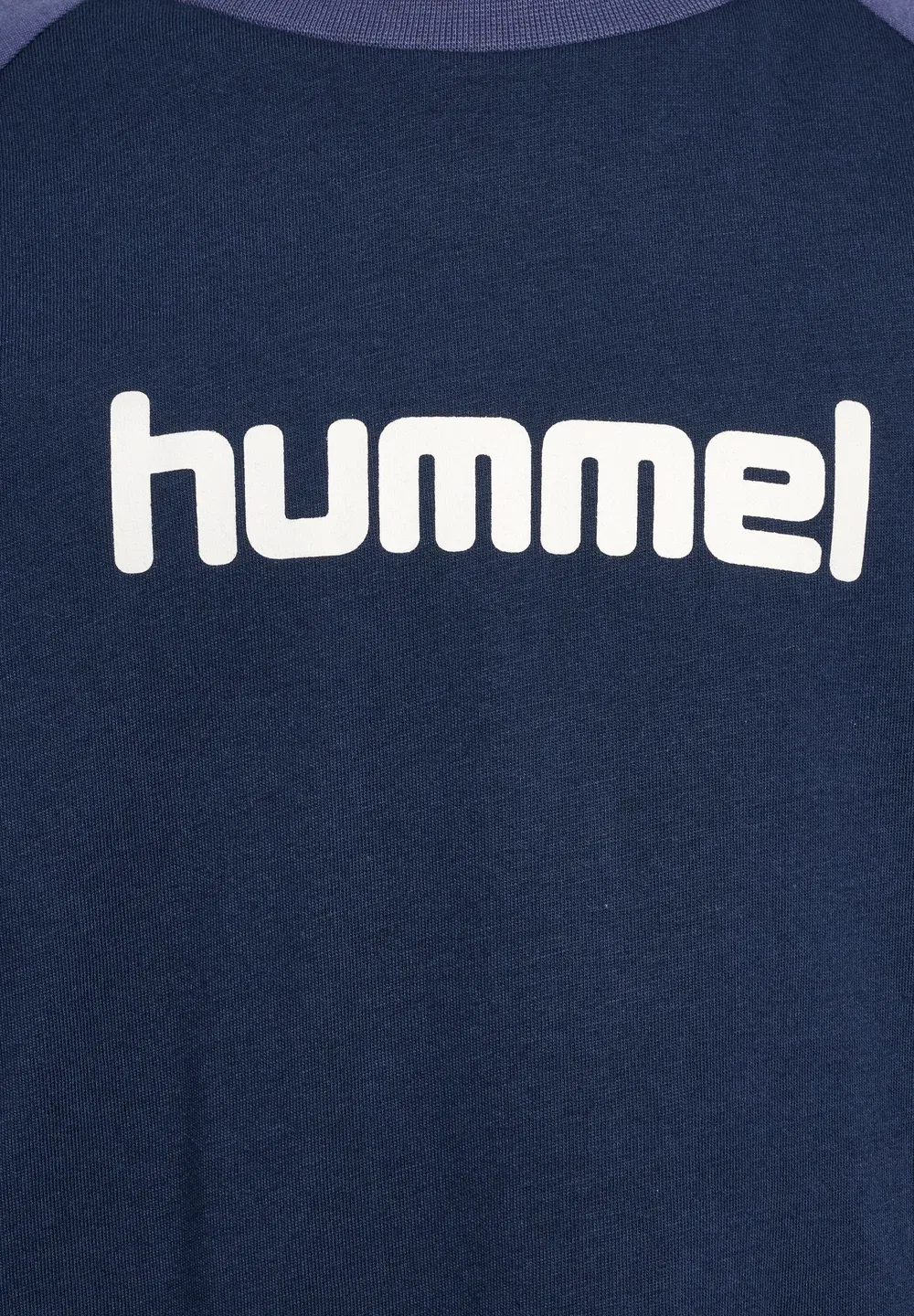 Унисекс - футболка с длинными рукавами Hummel, Dress Blues Blue Indigo — фото 3