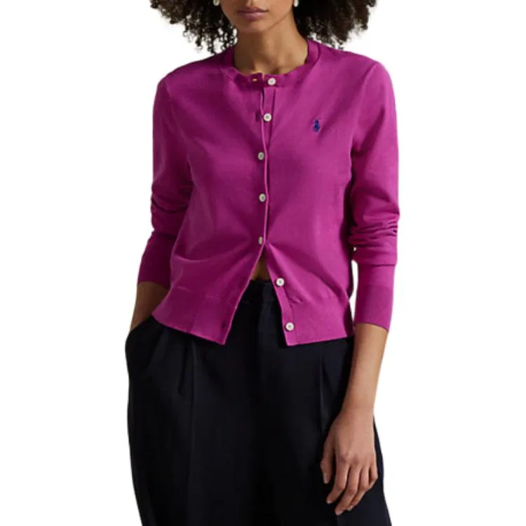Женский свитер Slim Fit Polo Ralph Lauren, Purple — фото 4