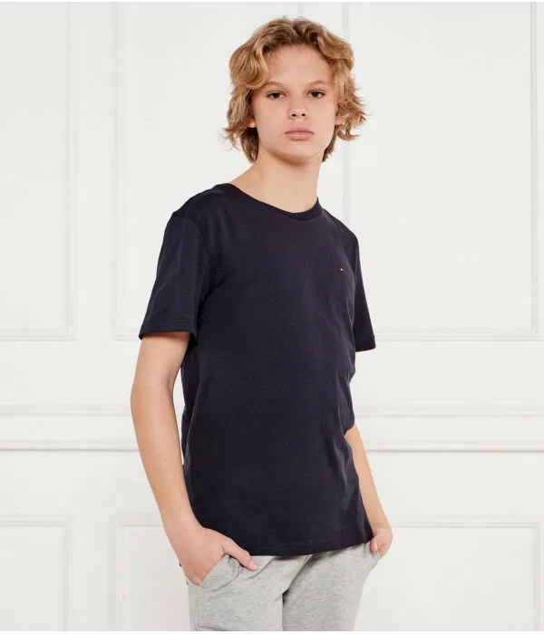 Детская футболка с круглым вырезом Tommy Hilfiger, Blu Marino