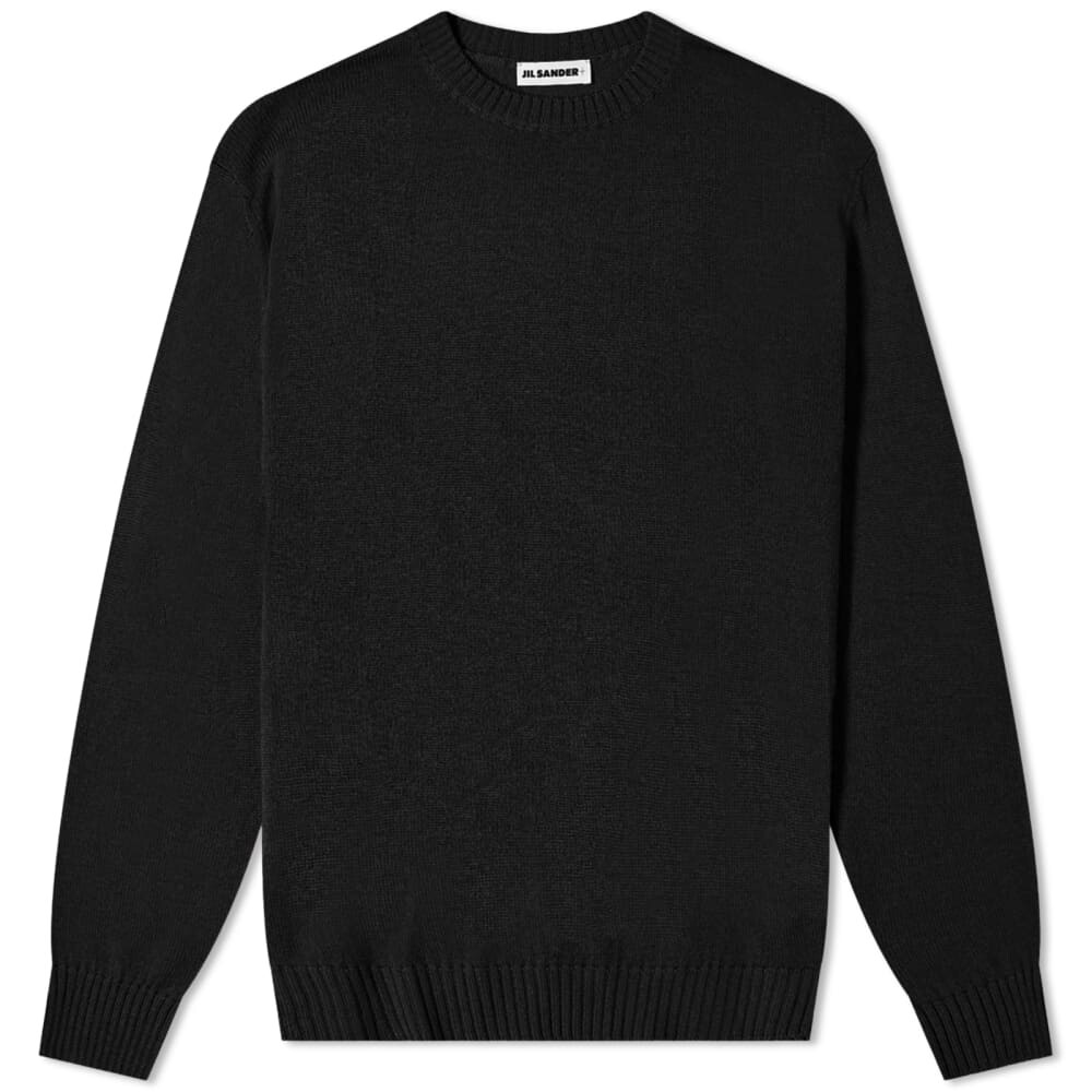 

Джемпер Jil Sander Crew Knit, Черный, Джемпер Jil Sander Crew Knit