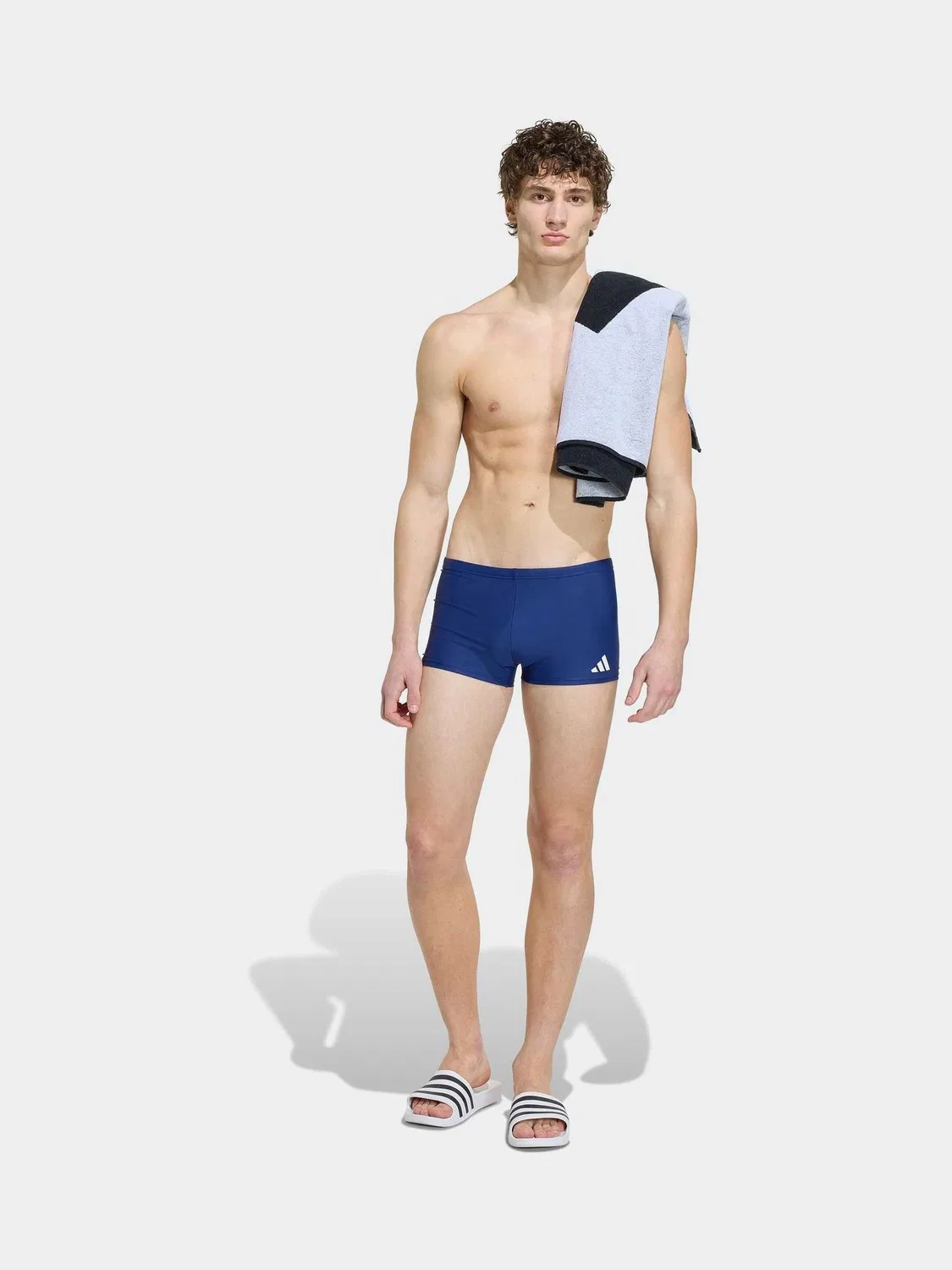 Плавки тренировочные, Solid Swim Boxers adidas, синие — фото 3
