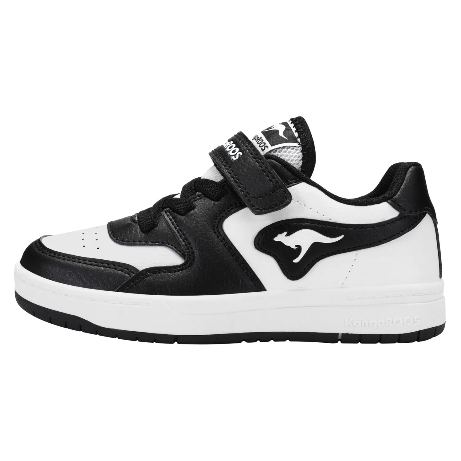 Детские кроссовки с ROOSFIT технологией KangaROOS, Jet Black/White — фото 2